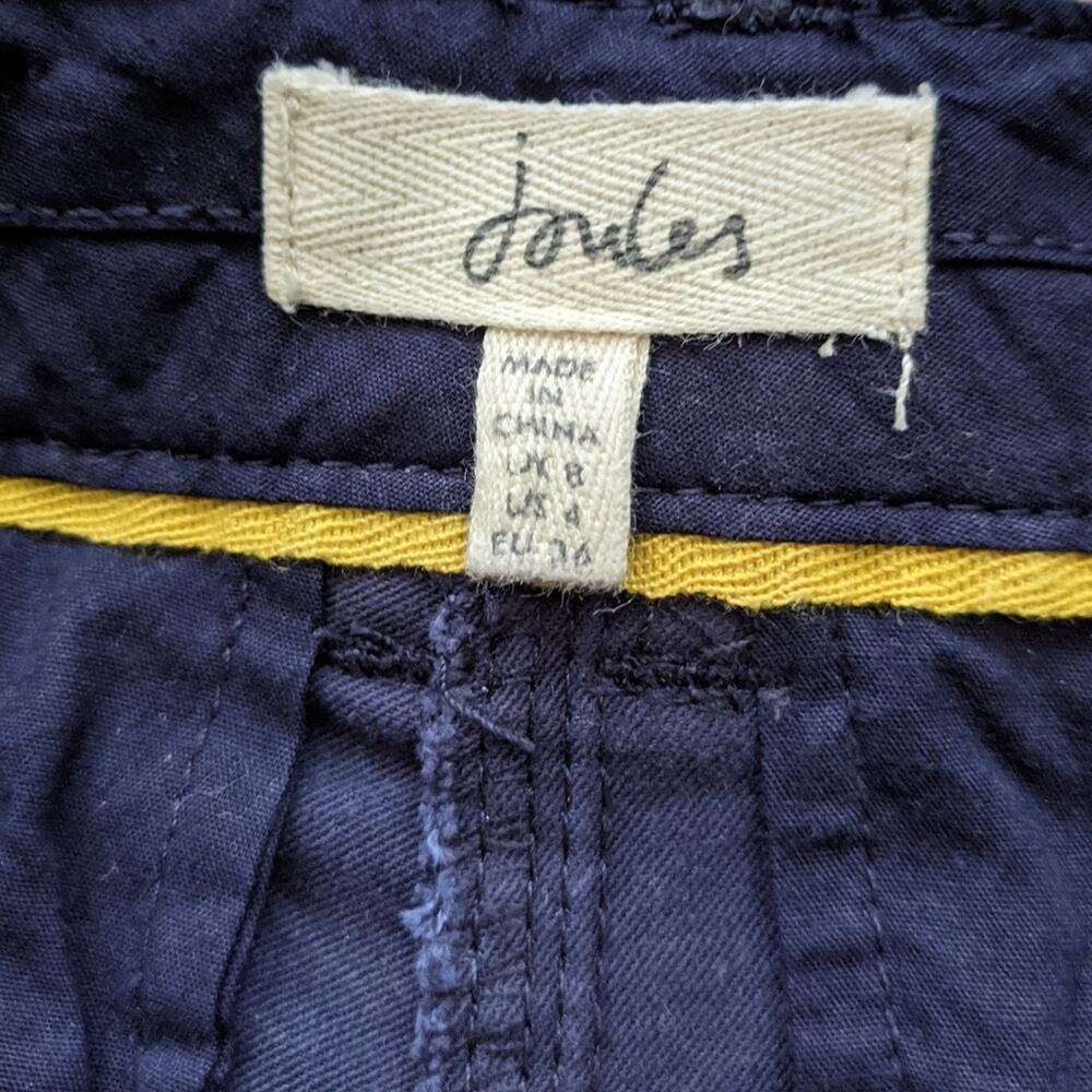 Jules Maison Jules Signature Navy Embroidered Bumblebee Shorts 4 - Picture 5 of 8